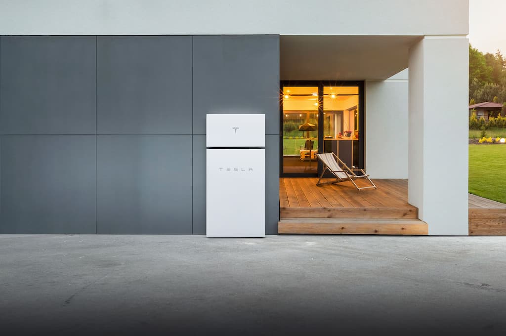 Tesla Powerwall powering a home